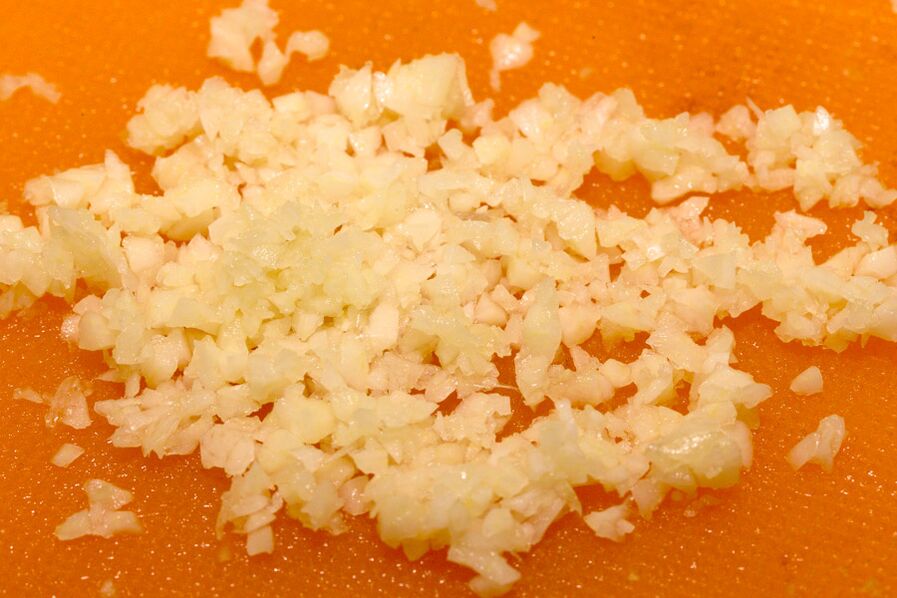 Knoblauch zur Beseitigung von Parasiten