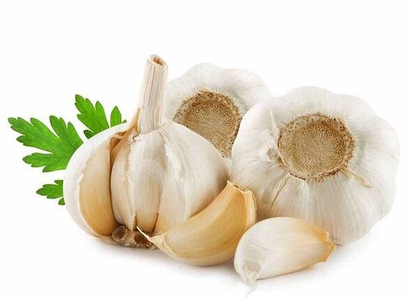 Knoblauch zur Beseitigung von Parasiten
